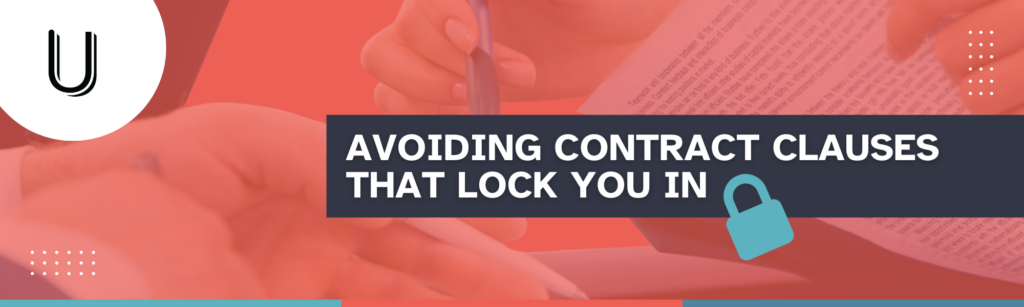 avoiding contract lock in